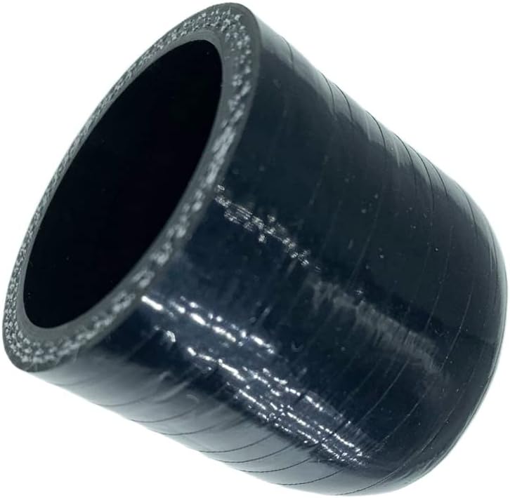 bekelan 1-3/16" (30mm) Black Universal Reinforced Silicone Coolant Cap With Clamp For bypass heater Vacuum Water Port Protective End Cap Kit - Image 2